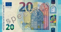 De <STRONG>voorkant </STRONG>van het nieuwe biljet / Bron: Http://www.ecb.europa.eu/euro/banknotes/europa/html/index.en.html